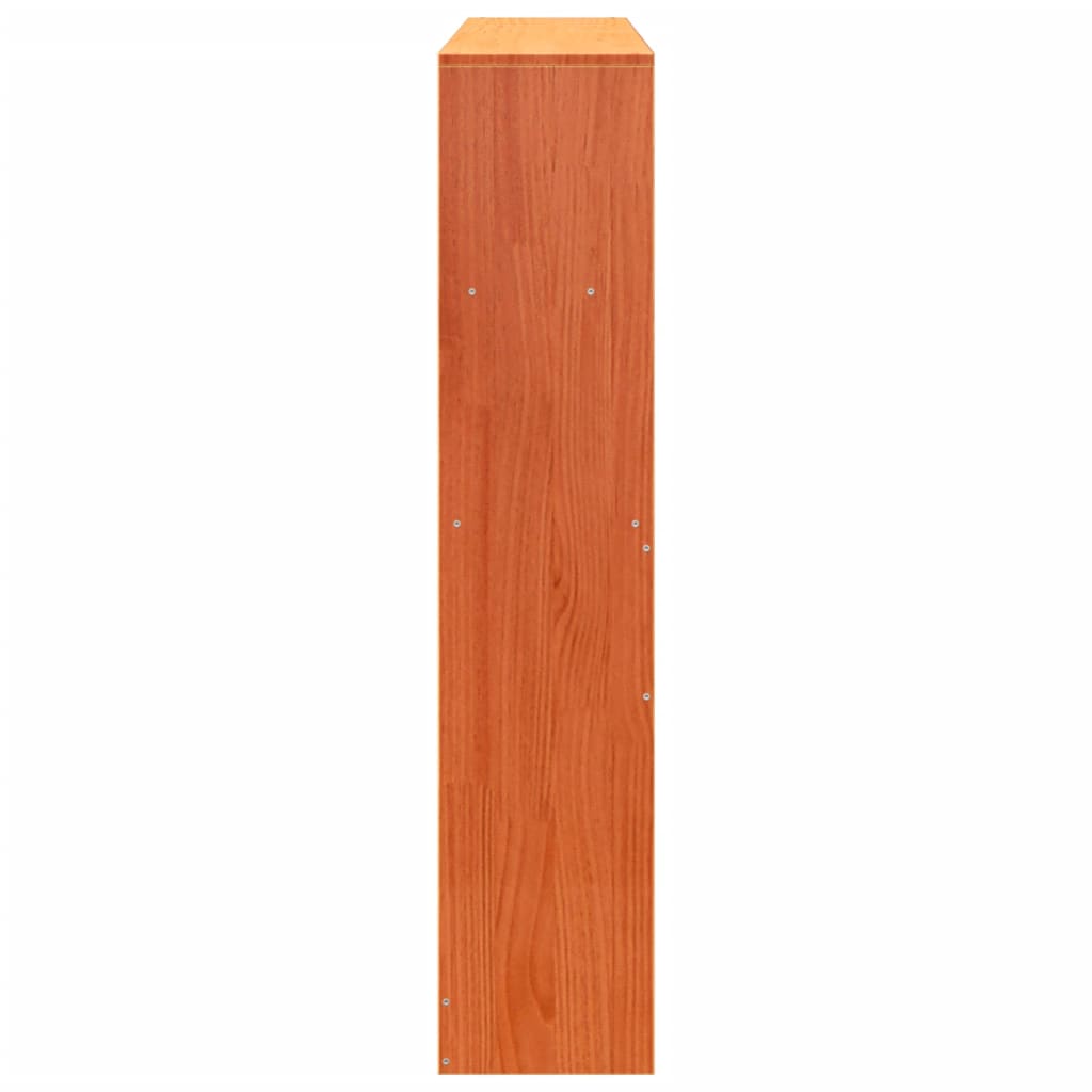 Cabeceira com arrumação 160 cm pinho maciço castanho-mel - Image 4