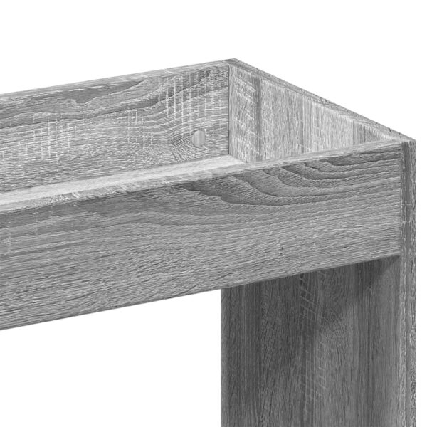 Armário alto 63x33x140 cm derivados de madeira cinzento sonoma - Image 8