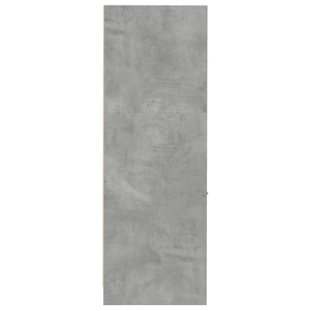 Armário boticário 30x41x118 cm derivados madeira cinza cimento - Image 5