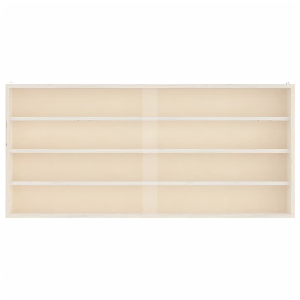 Armário expositor de parede com portas 80x8,5x37 cm - Image 4