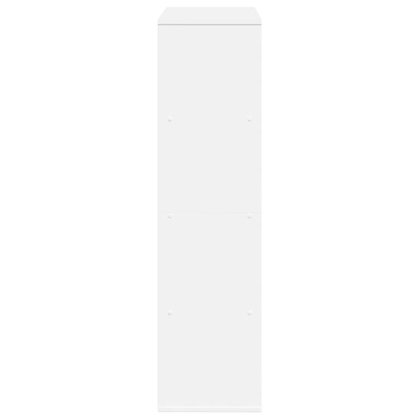 Estante 100x33x125,5 cm derivados de madeira branco - Image 4