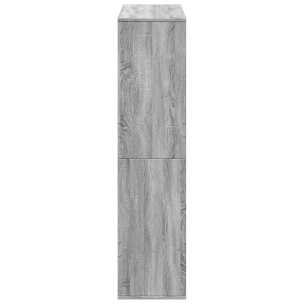Divisória 100x33x135 cm derivados de madeira cinzento sonoma - Image 4