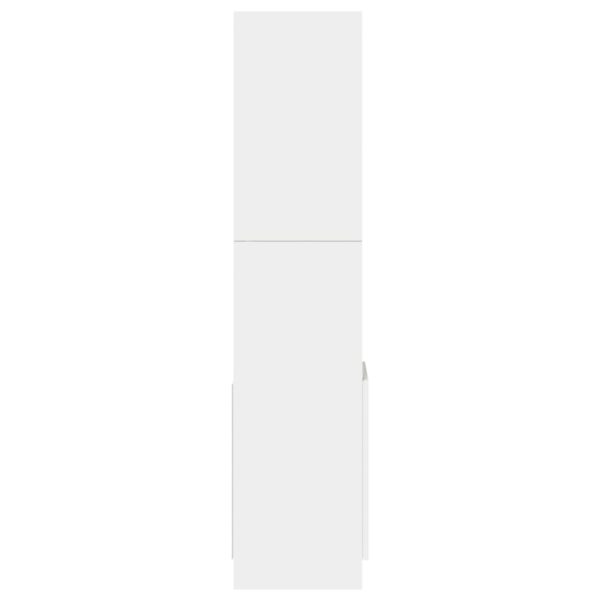 Armário alto 92x33x140 cm derivados de madeira branco - Image 5