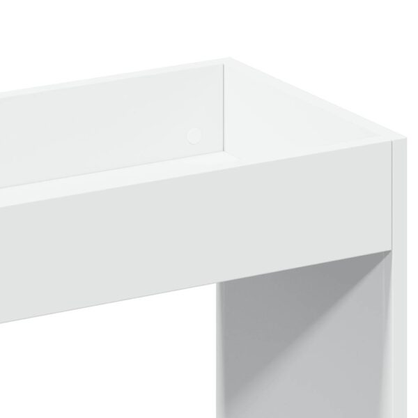 Armário alto 92x33x140 cm derivados de madeira branco - Image 8