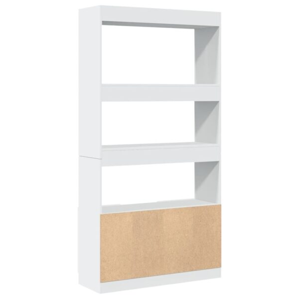 Armário alto 92x33x180 cm derivados de madeira branco - Image 6