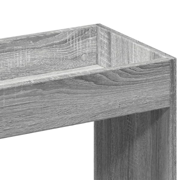 Armário alto 92x33x180 cm derivados de madeira cinzento sonoma - Image 6