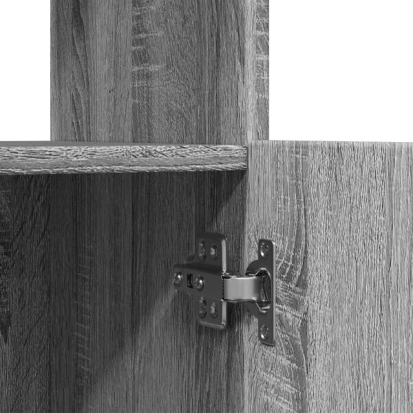 Armário alto 92x33x180 cm derivados de madeira cinzento sonoma - Image 7