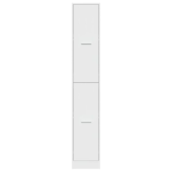 Armário boticário 30x41x174,5 cm derivados de madeira branco - Image 4