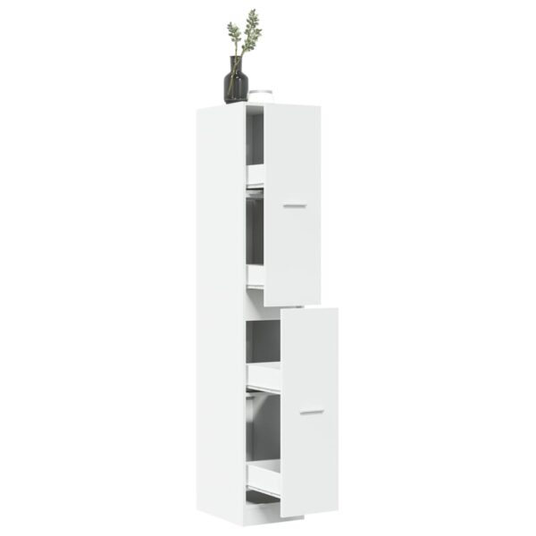 Armário boticário 30x41x174,5 cm derivados de madeira branco