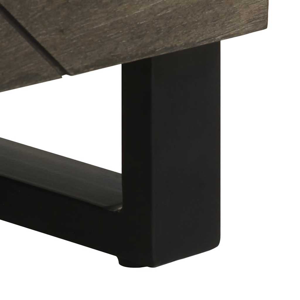 Aparadores 2 unid 60x33x75 cm madeira maciça preto manga - Image 9