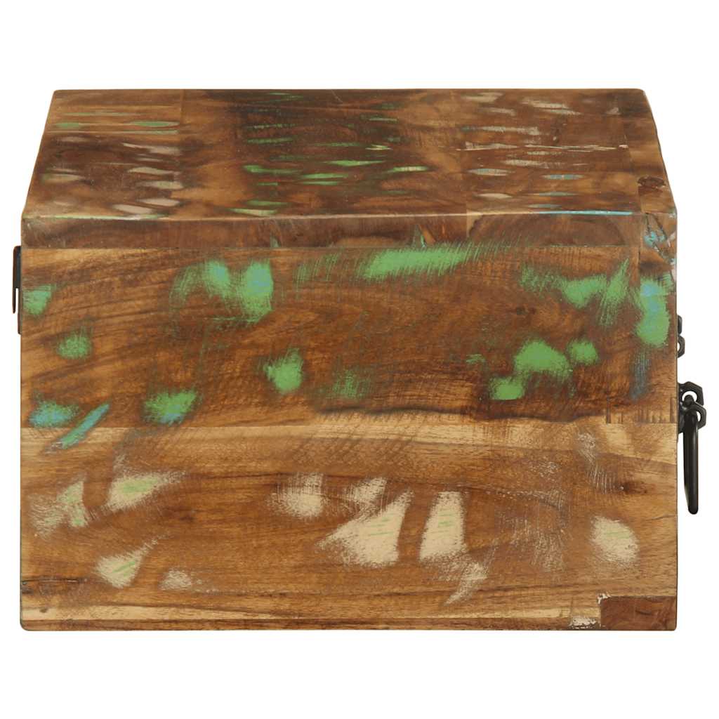 Armário de TV para parede 60x30x19 cm madeira recuperada maciça - Image 6