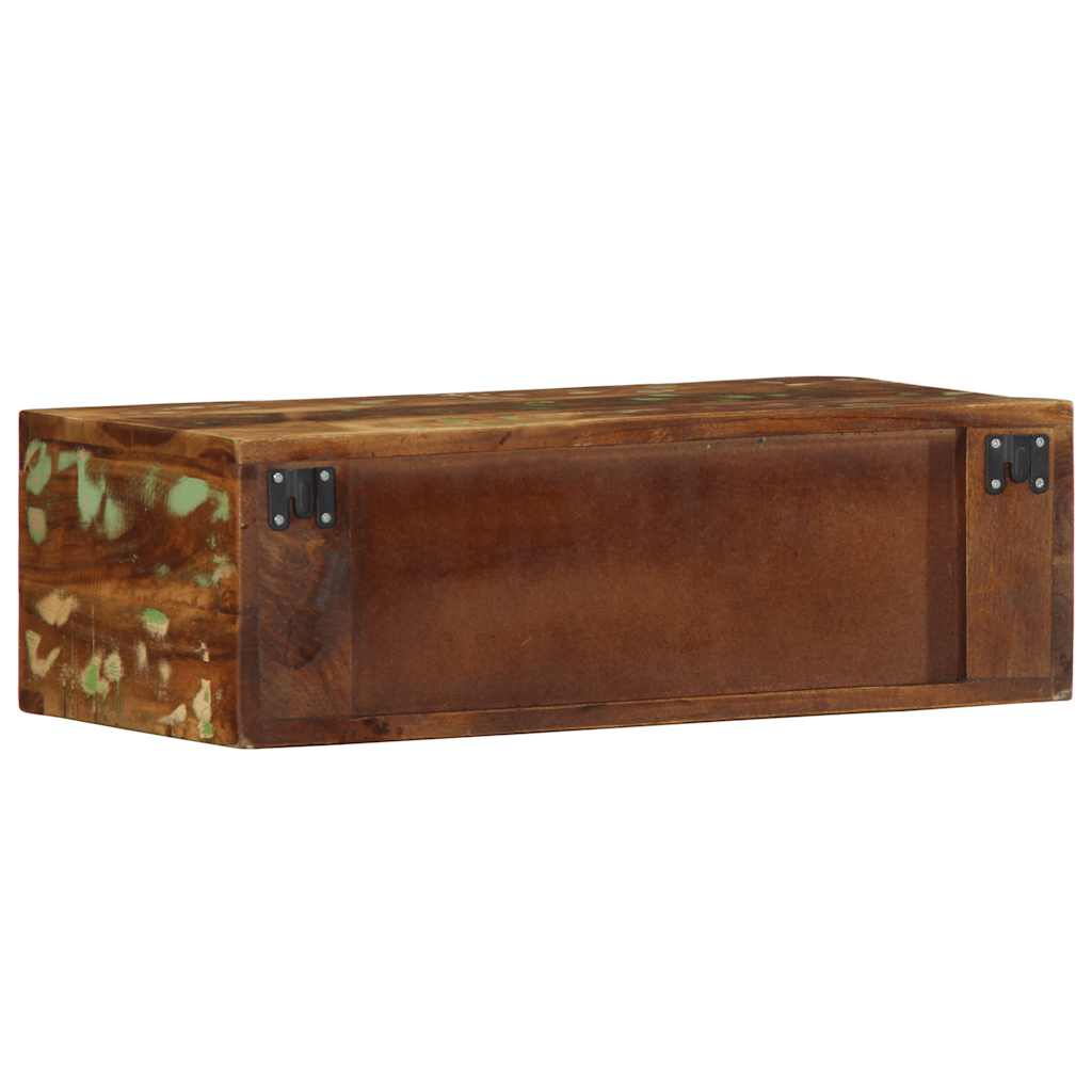 Armário de TV para parede 60x30x19 cm madeira recuperada maciça - Image 7