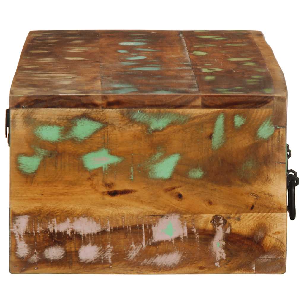 Armário de TV para parede 100x30x19cm madeira recuperada maciça - Image 6