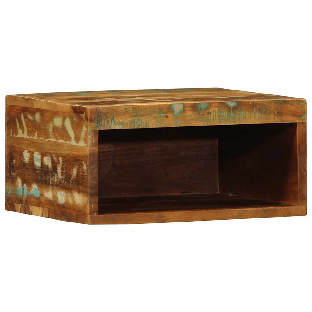 Armário de TV para parede 40x30x19 cm madeira recuperada maciça - Image 2