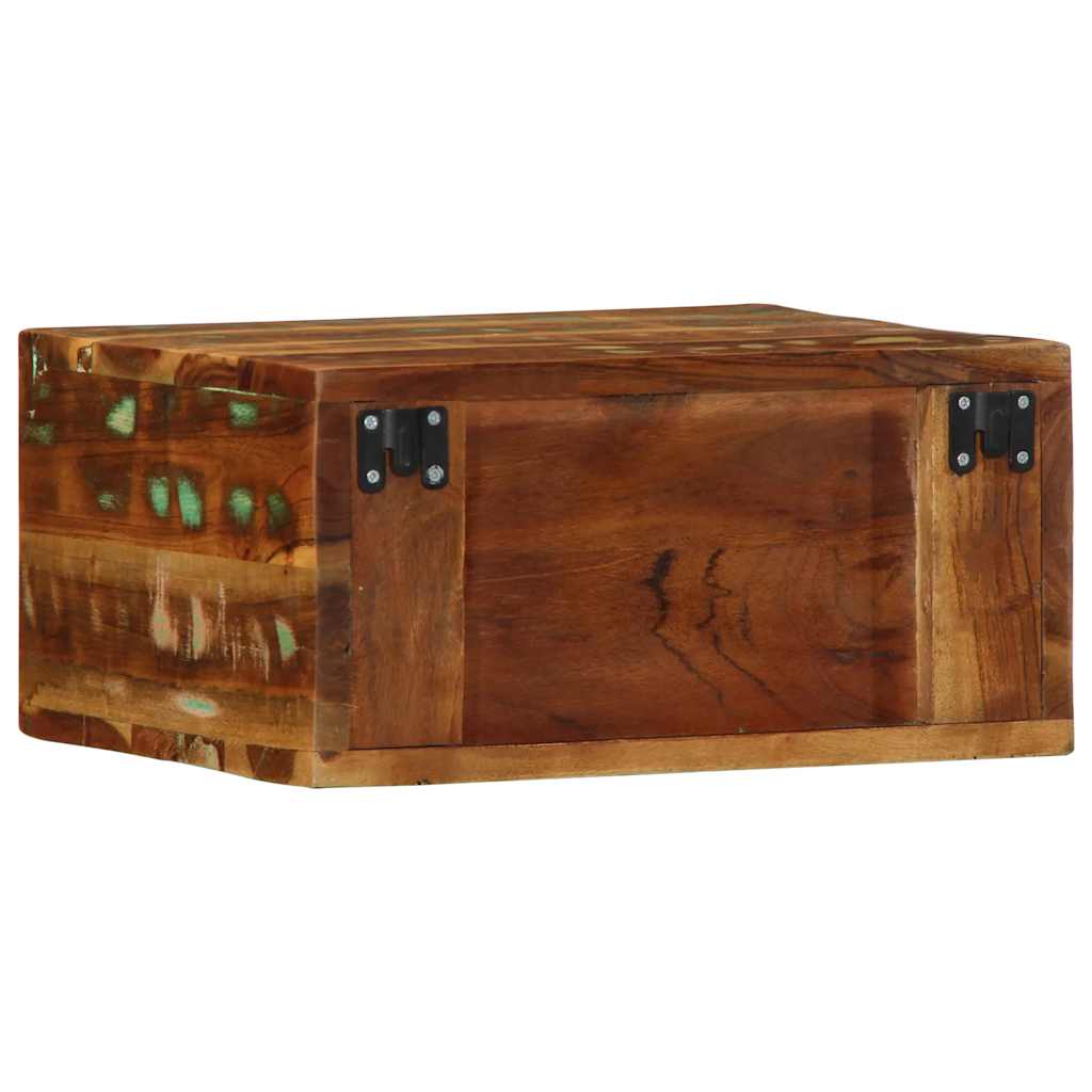 Armário de TV para parede 40x30x19 cm madeira recuperada maciça - Image 6