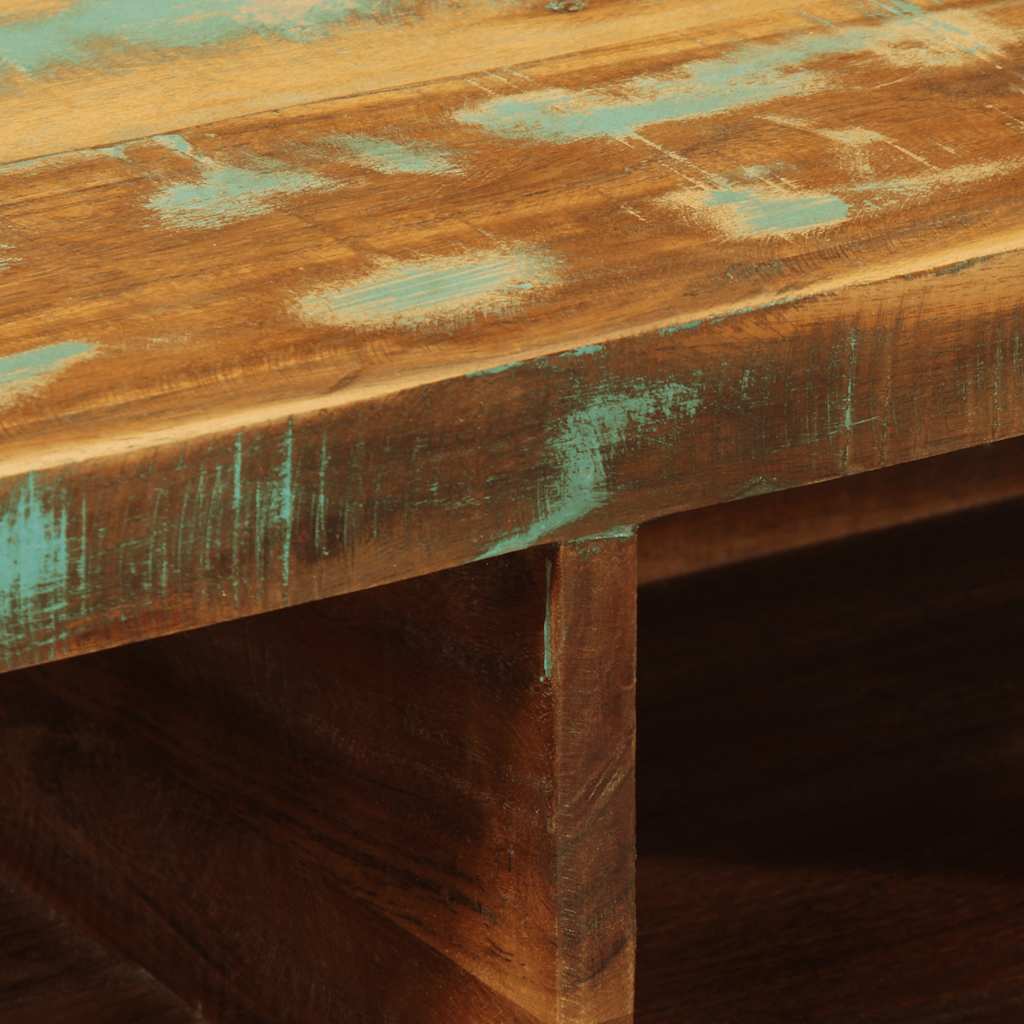 Armário de TV para parede 60x30x19 cm madeira recuperada maciça - Image 8