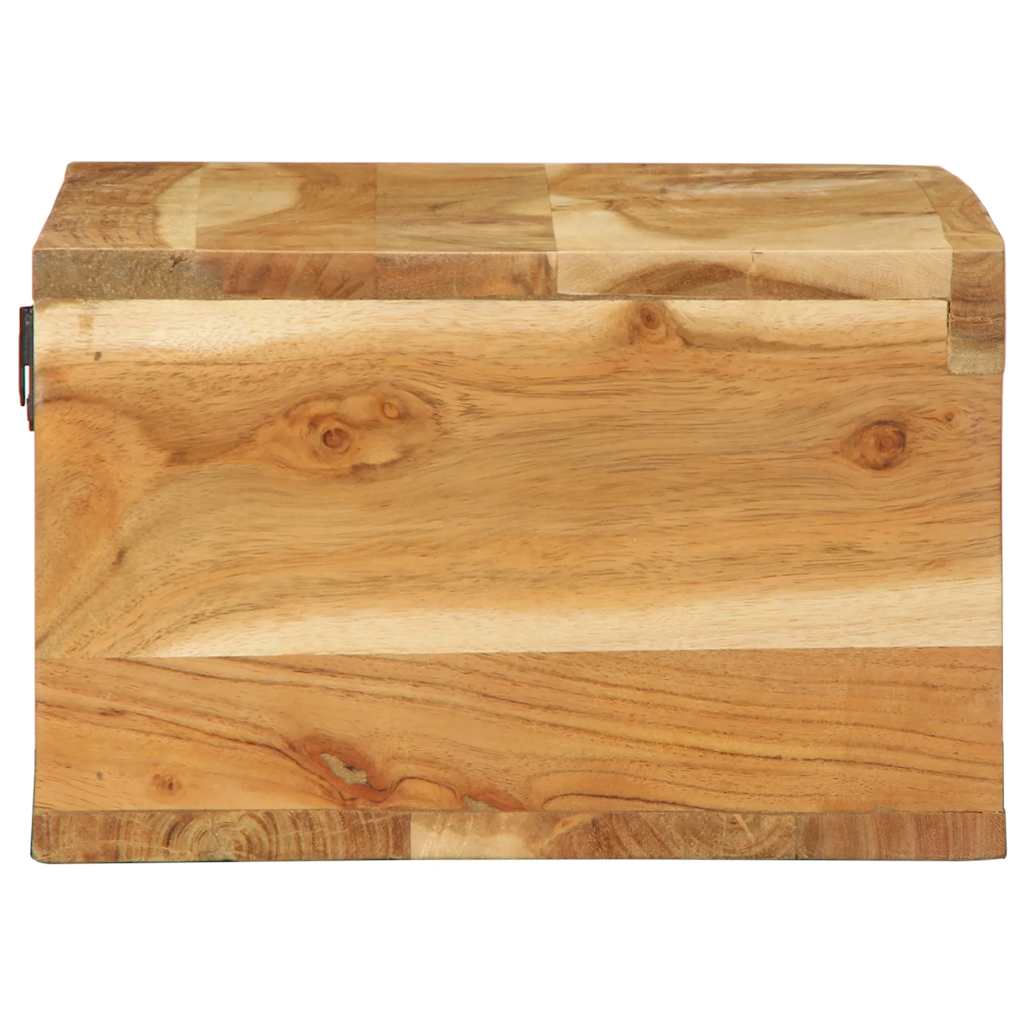 Armário de TV para parede 60x30x19 cm madeira acácia maciça - Image 5