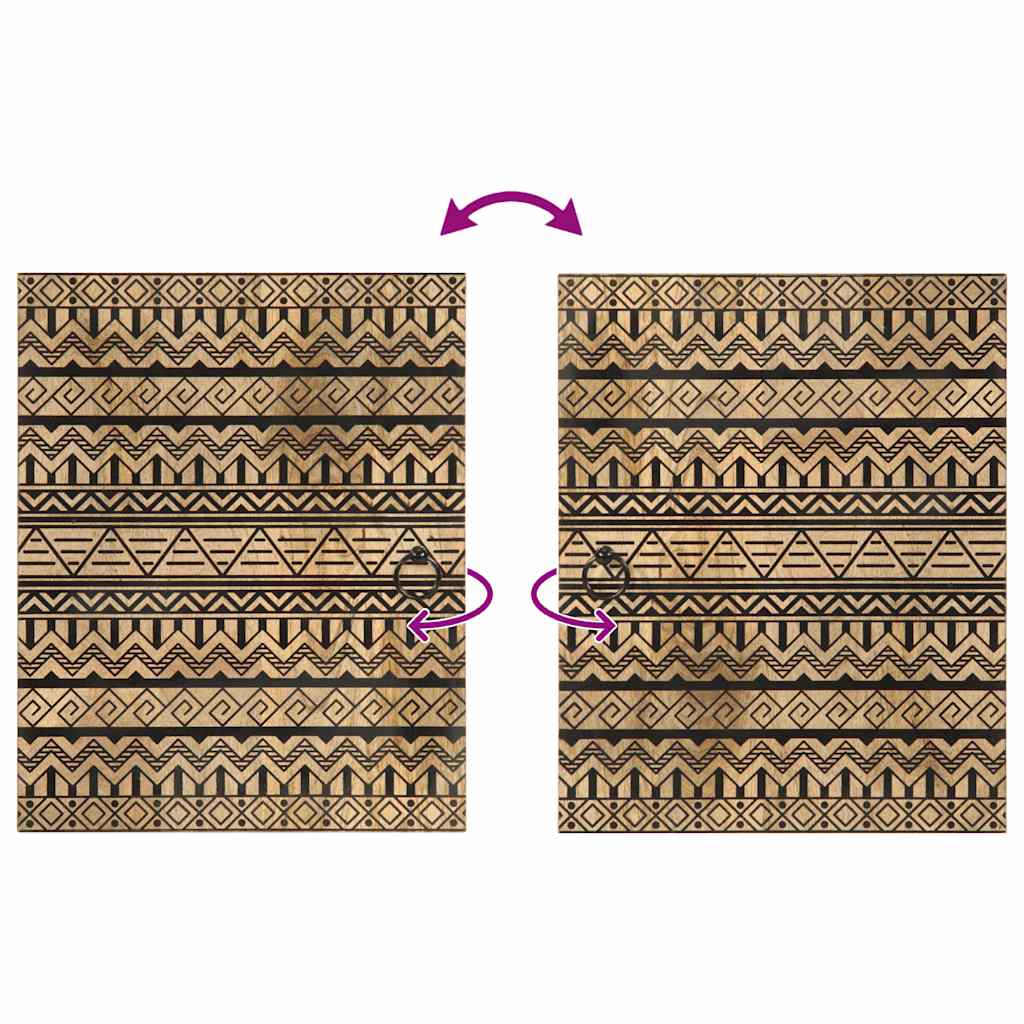 4 pcs conj. móveis p/ casa de banho madeira de mangueira maciça - Image 10