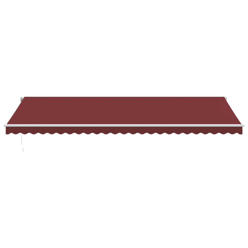 Toldo retrátil automático 600x300 cm bordô - Image 2
