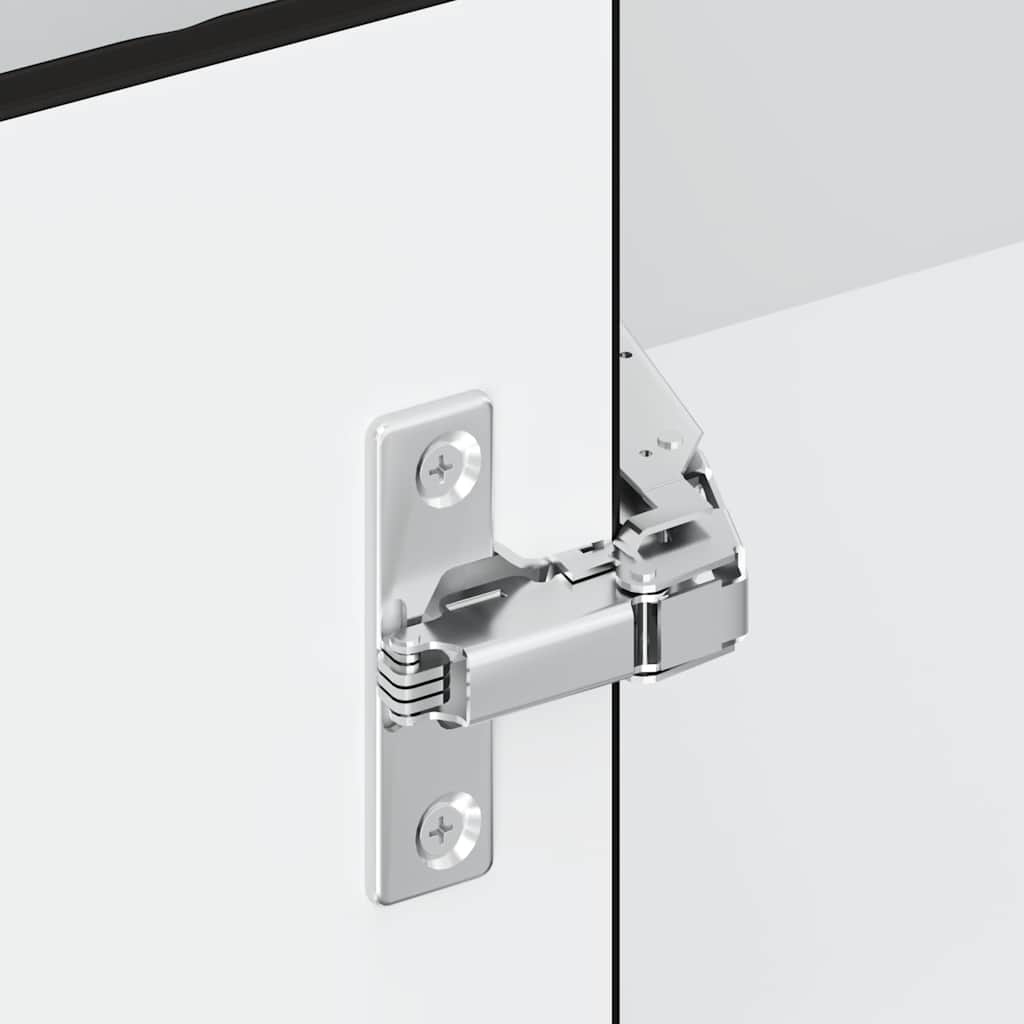 Armário de canto de parede da cozinha derivados madeira preto - Image 9