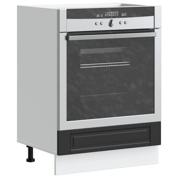 Armário forno Porto derivados de madeira preto