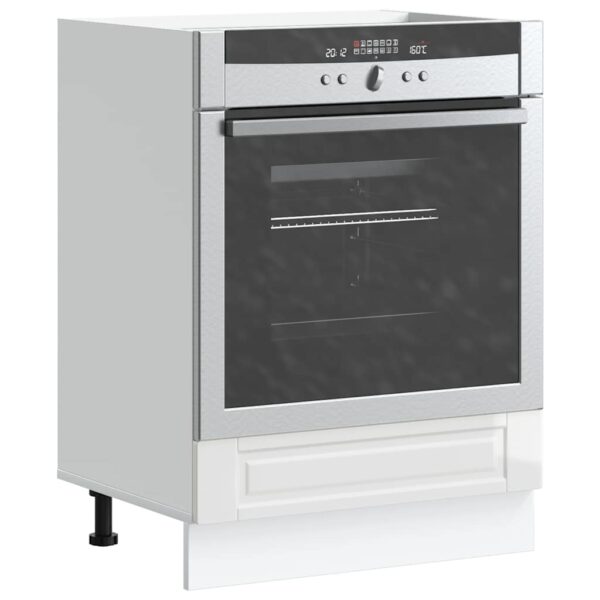 Armário forno Porto derivados de madeira branco brilhante