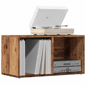 LP Banco sapateira 69,5x34x36cm derivados madeira madeira velha