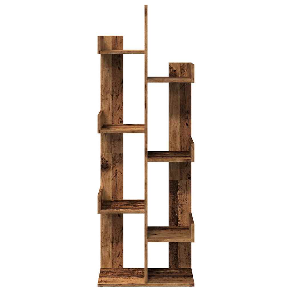 Estante 48x25,5x140 cm contraplacado madeira velha - Image 3