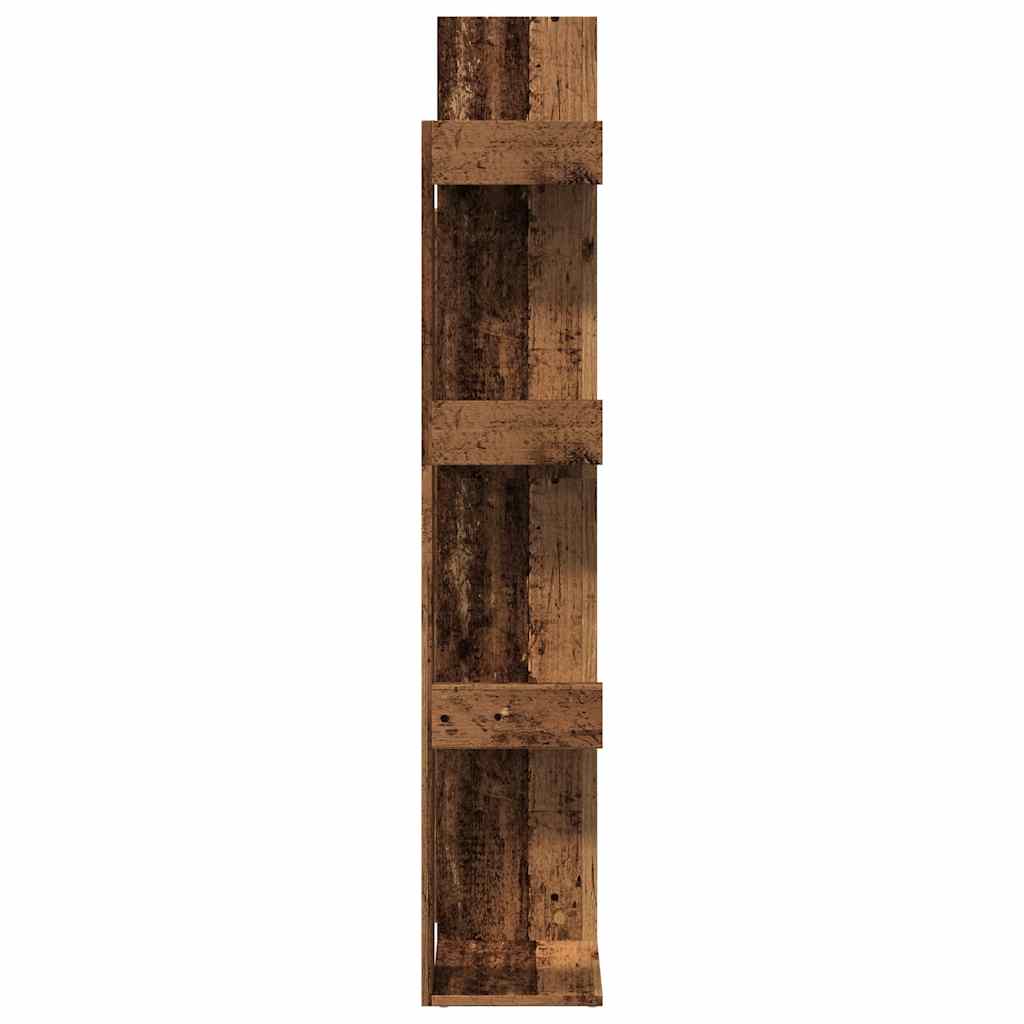 Estante 48x25,5x140 cm contraplacado madeira velha - Image 4