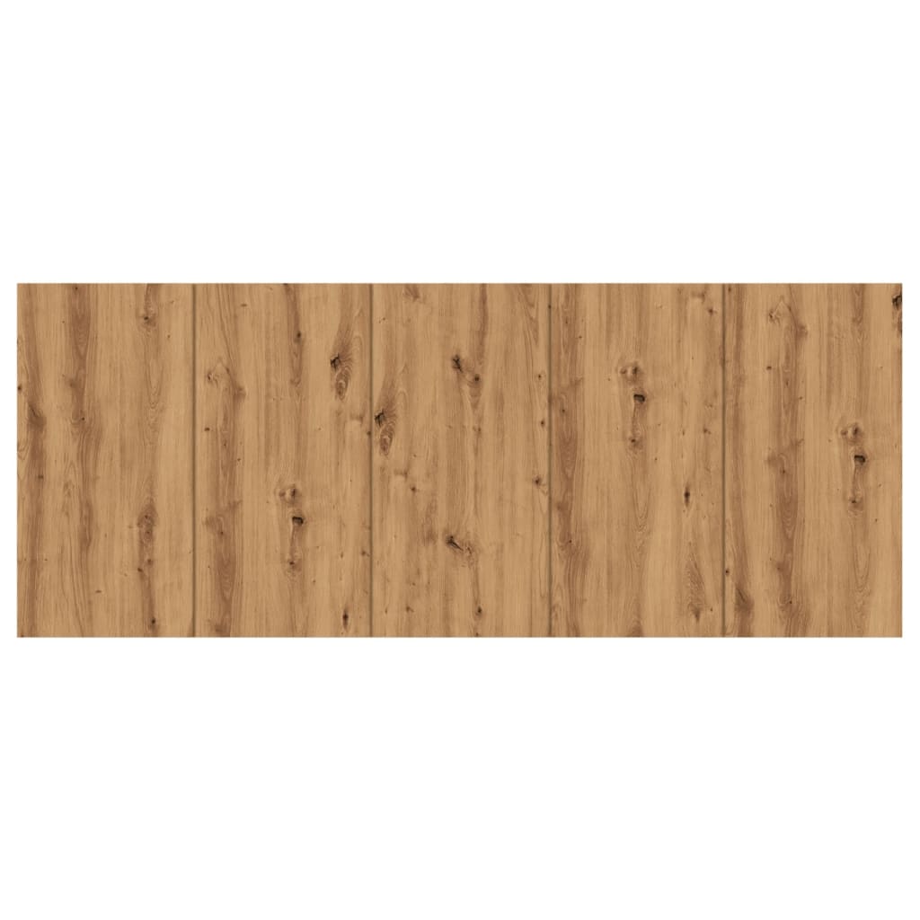 Cabeceira cama 200x1,5x80 cm deriv. madeira carvalho artisiano - Image 2
