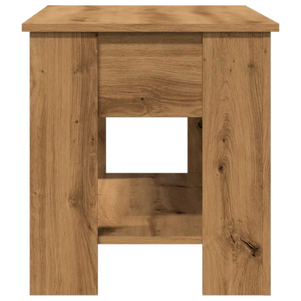 Mesa de centro em carvalho artesanal 101x49x52 cm - Image 5
