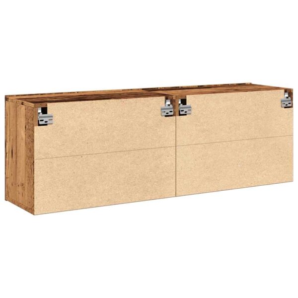 Móveis de parede para TV 2 pcs 60x30x41 cm madeira velha - Image 7