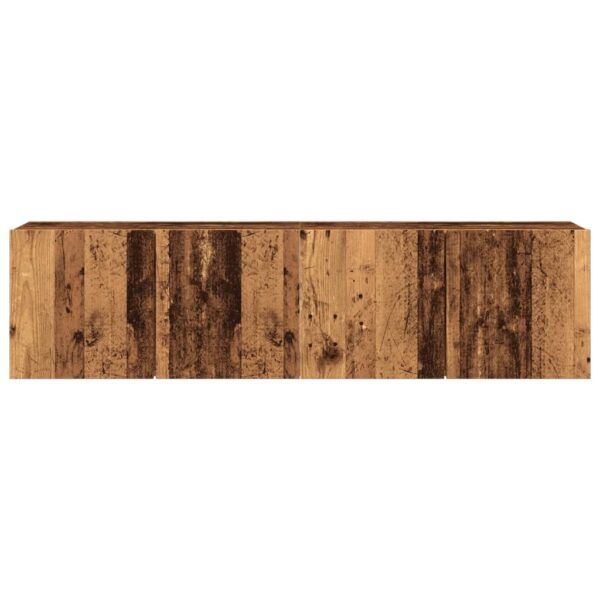 Móveis de parede para TV 2 pcs 80x30x41 cm madeira velha - Image 3