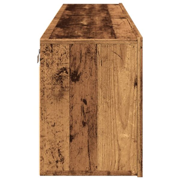 Móveis de parede para TV 2 pcs 80x30x41 cm madeira velha - Image 5