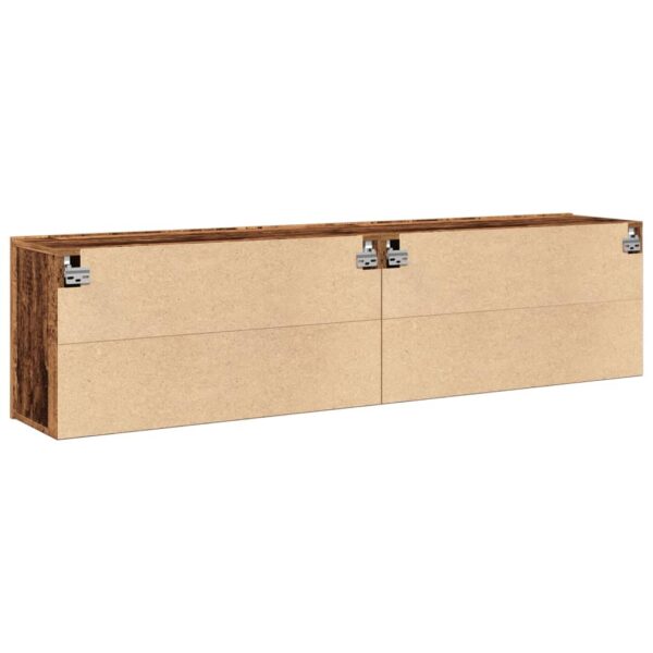 Móveis de parede para TV 2 pcs 80x30x41 cm madeira velha - Image 6