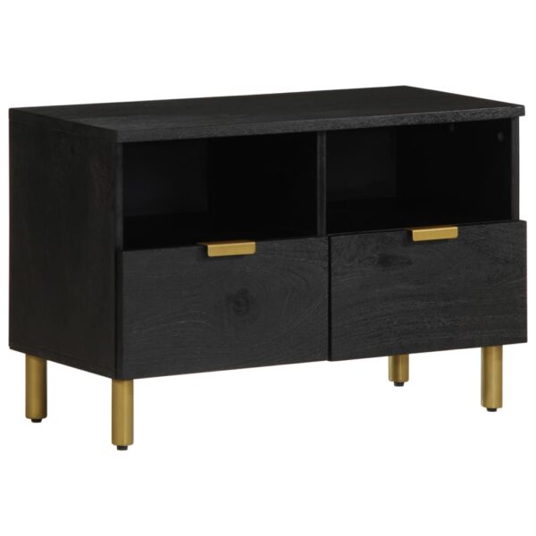 Móvel de TV 70x33x46 cm derivados de madeira preto