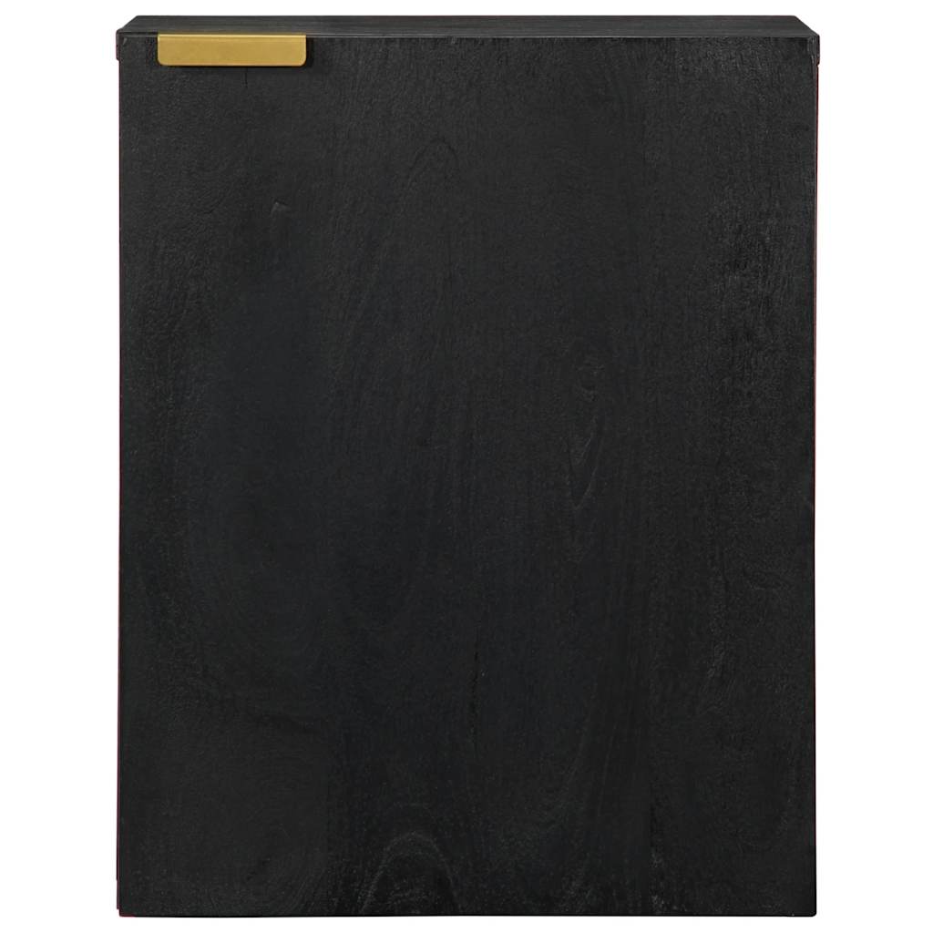 Armário suspenso p/ WC 38x33x48 cm derivados de madeira preto - Image 3