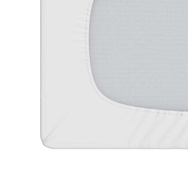 Protetor de colchão impermeável 100x220 cm branco - Image 3