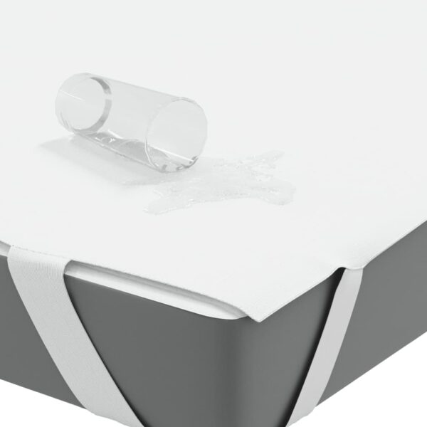 Protetor de colchão impermeável 90x220 cm branco - Image 2
