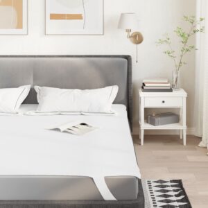 Protetor de colchão impermeável 90x220 cm branco