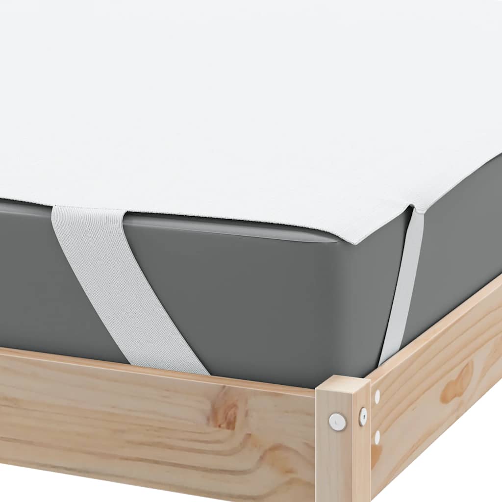 Protetor de colchão impermeável 140x220 cm branco - Image 4