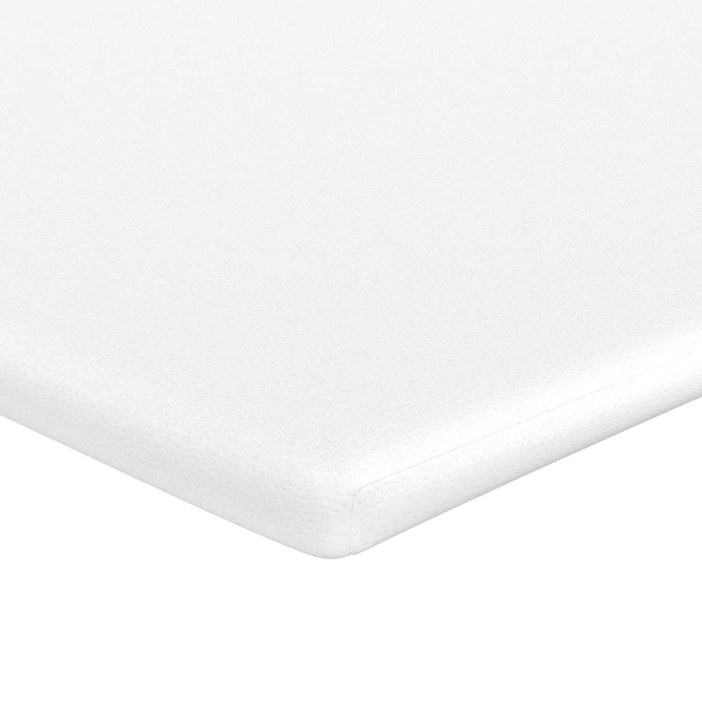 Estrutura de cama otomana com colchão branco couro falso - Image 11