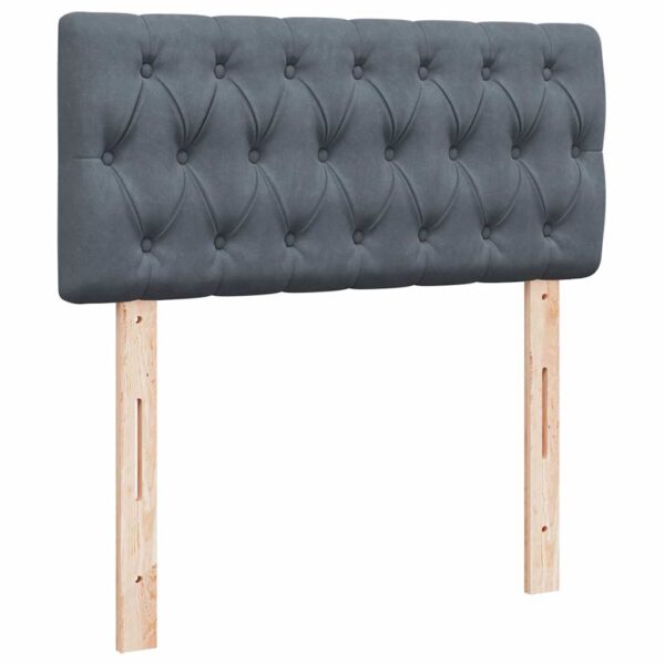 Estrutura cama otomana colchões 180x200 cm cinzento escuro - Image 7