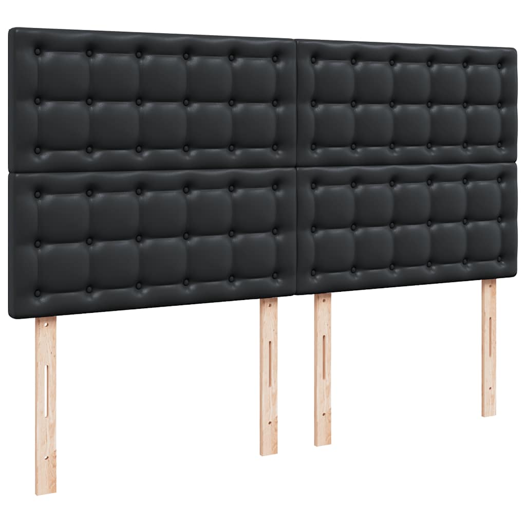 Estrutura de cama otomana com colchão 180x200 cm preta - Image 6