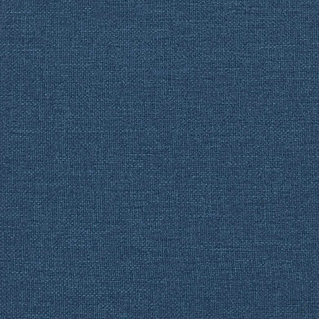 Estrutura de cama otomana com colchões 200x200cm tecido azul - Image 11