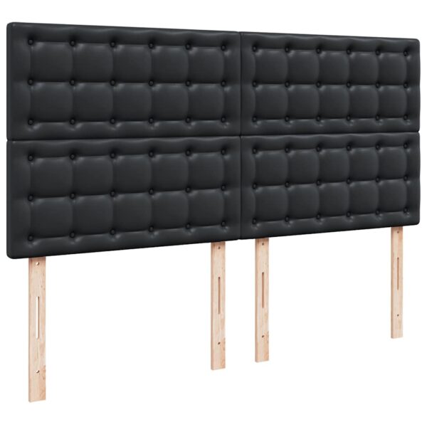 Estrutura de cama otomana com colchão 180x200 cm preta - Image 7