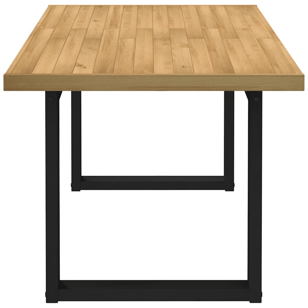 Mesa de jantar NOAIN Pernas em forma U 160x90x75cm pinho maciço - Image 4