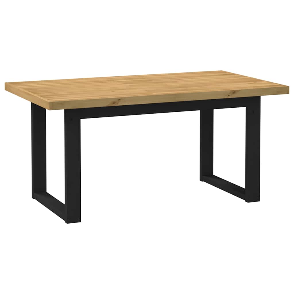 Mesa de jantar NOAIN Pernas em forma U 160x90x75cm pinho maciço - Image 5