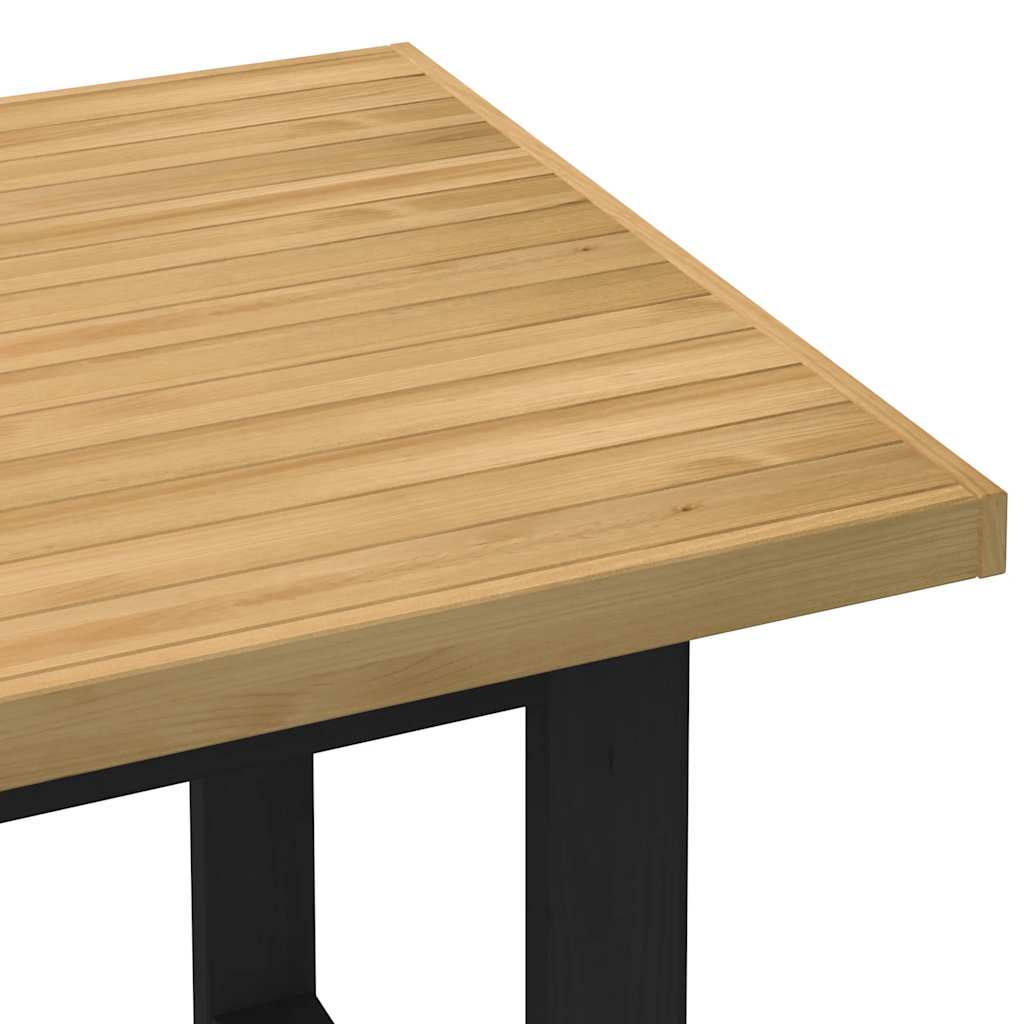 Mesa de jantar NOAIN Pernas em forma U 160x90x75cm pinho maciço - Image 6