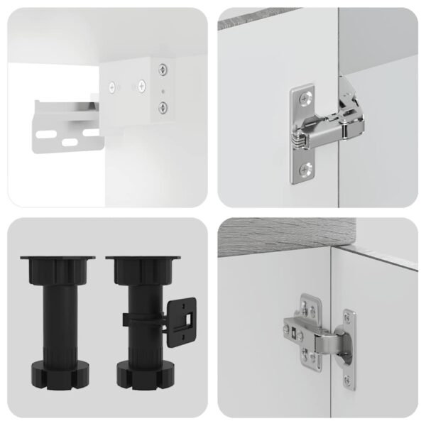 14 peças armário de cozinha conjunto Kalmar cinza sonoma - Image 6